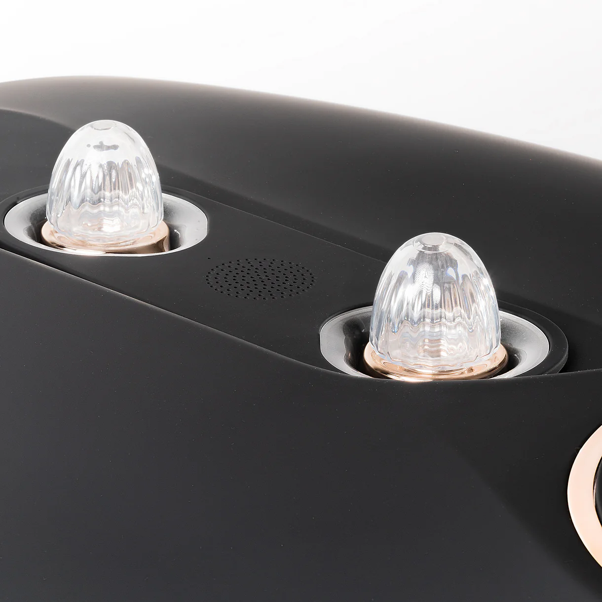 Woman experiencing Atlas LED treatment